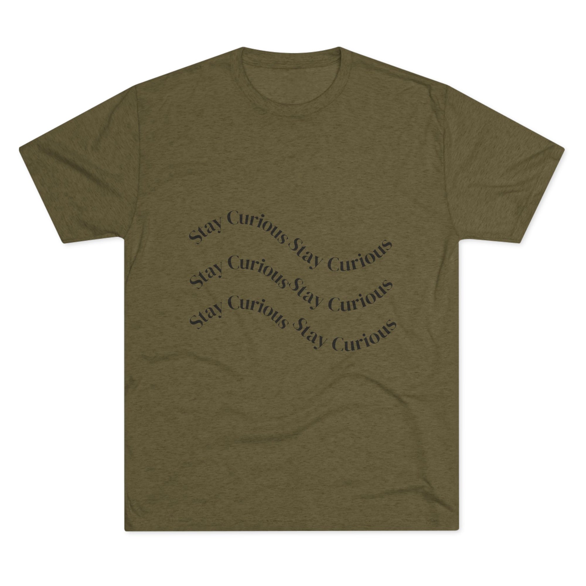 Crew Tee Stay Curious Wave Shirt
