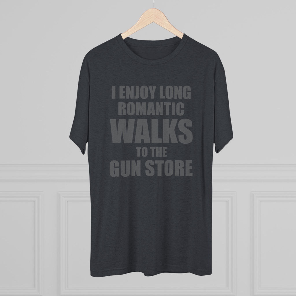 Gun Lover's Tri-Blend Tee - Romantic Walks Design