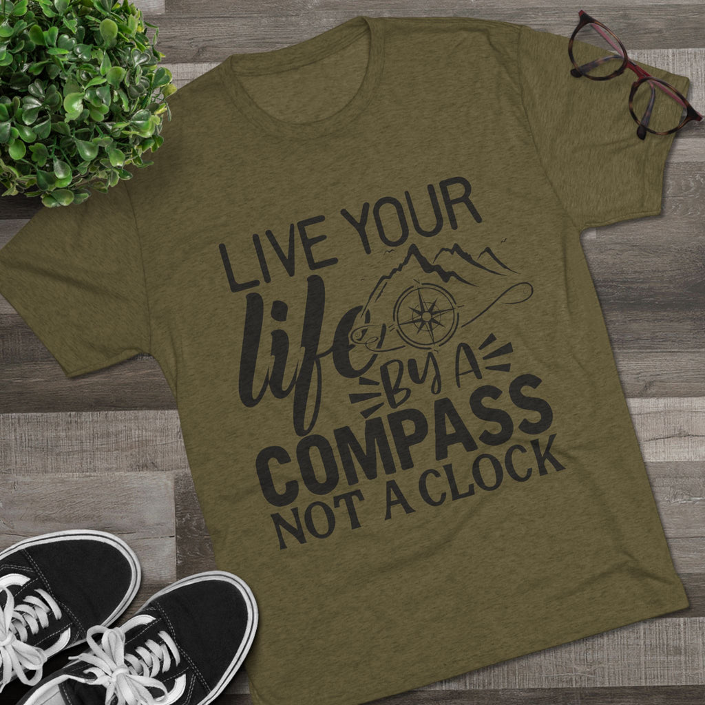 Adventures Await Tri-Blend Tee | Wanderlust Shirt, Travel Gift, Nature Lover Tee, Outdoor Adventure Shirt, Inspirational T-Shirt