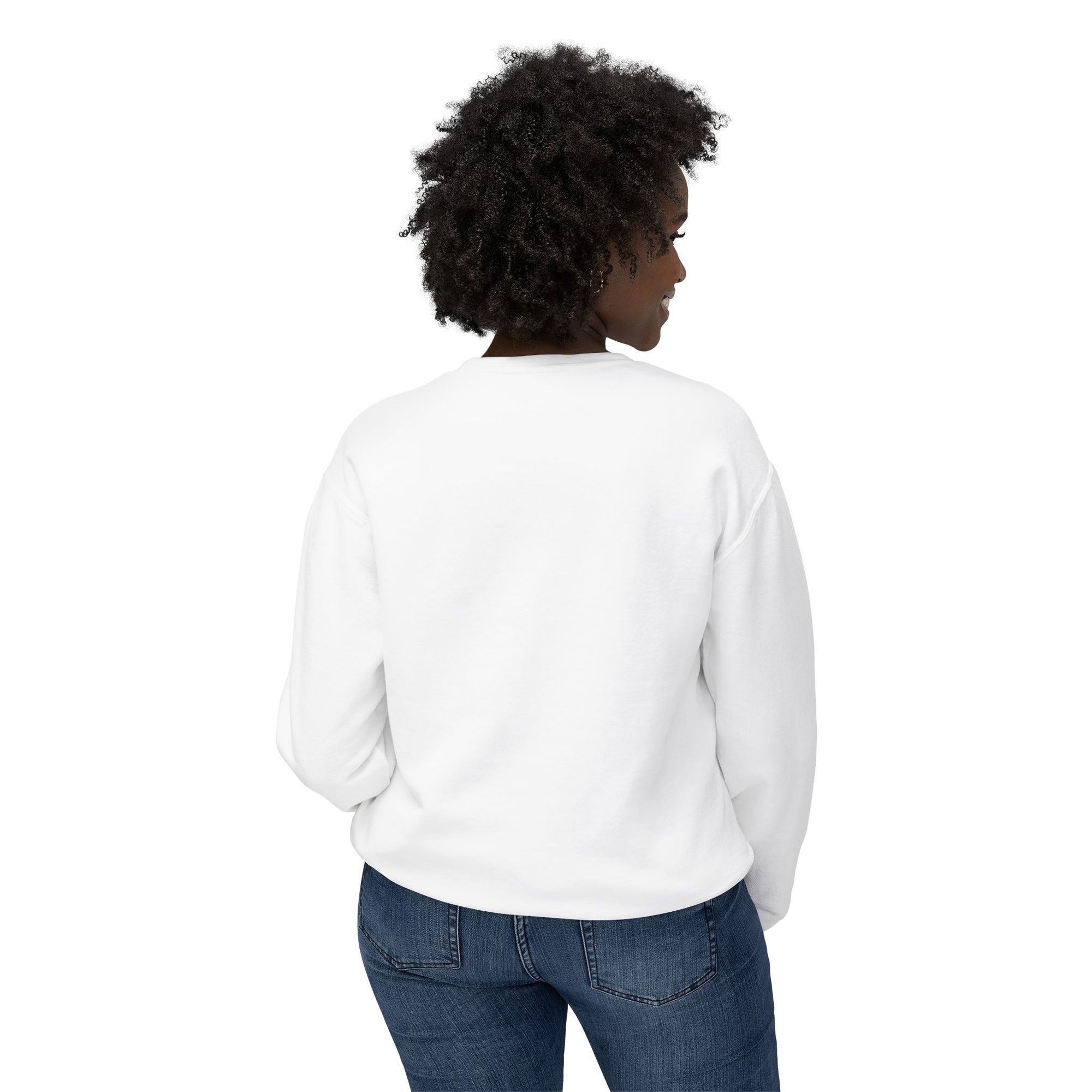 Dog Print Sweatshirt - Be Pawsome Lightweight Crewneck