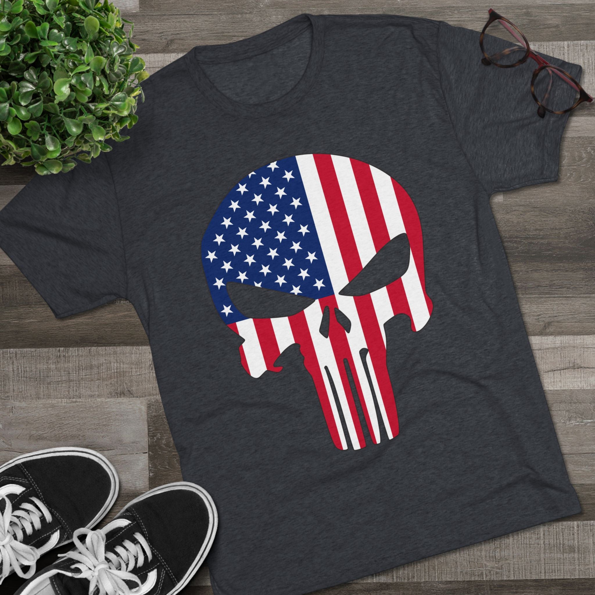American Flag Punisher Tee