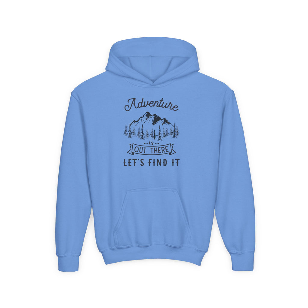Adventure Awaits Kids Sweatshirt, Youth Outdoor Hoodie, Nature Lover Gift, Camping Sweatshirt, Adventure is Out There Sweatshirt