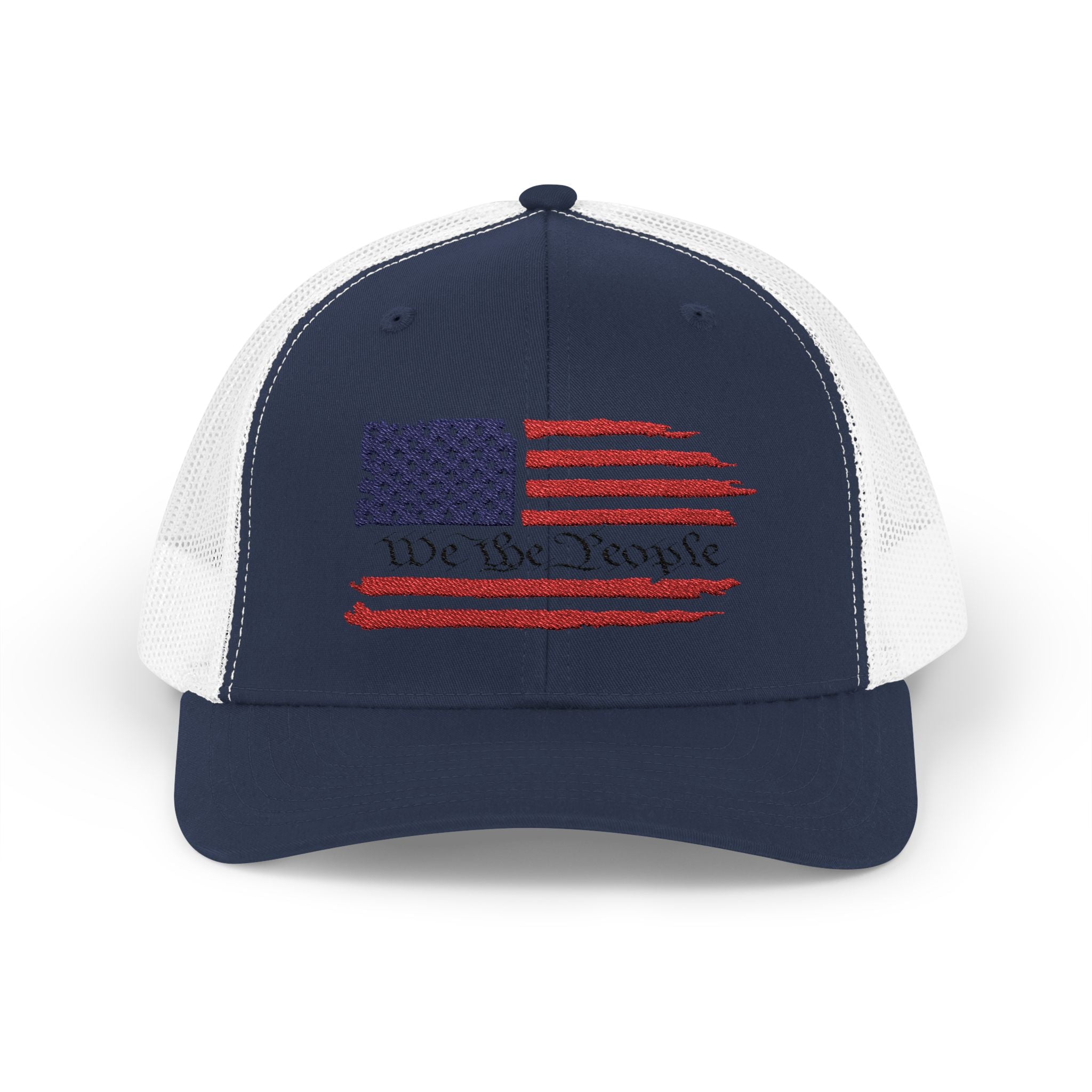 Trucker Cap We the People American Flag Snapback