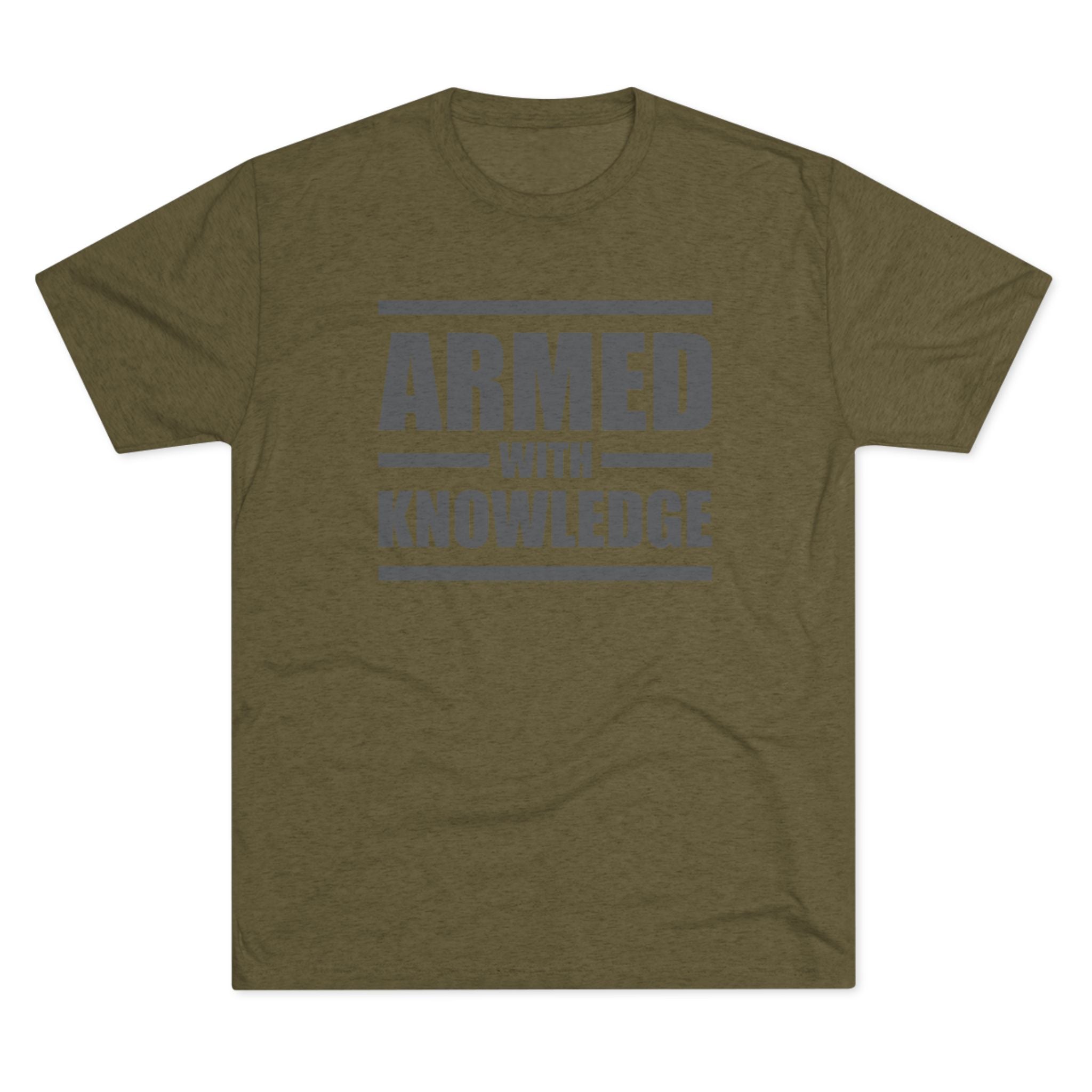 Knowledge Seeker Tri-Blend Tee - Armed with Knowledge