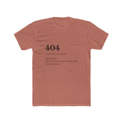 404 The Only Error Unisex Cotton Crew Tee, Casual Wear, Funny Graphic Tee, Gift for Tech Lovers, Humor Shirt, Everyday Style