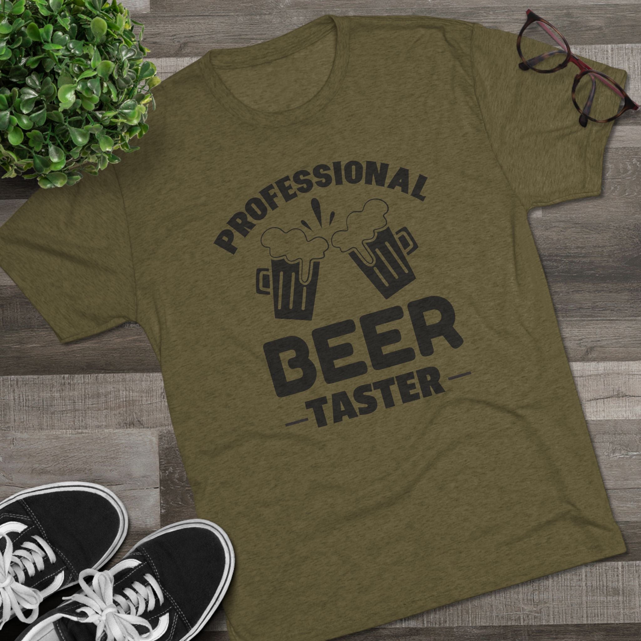Professional Beer Taster Unisex Tri-Blend Tee