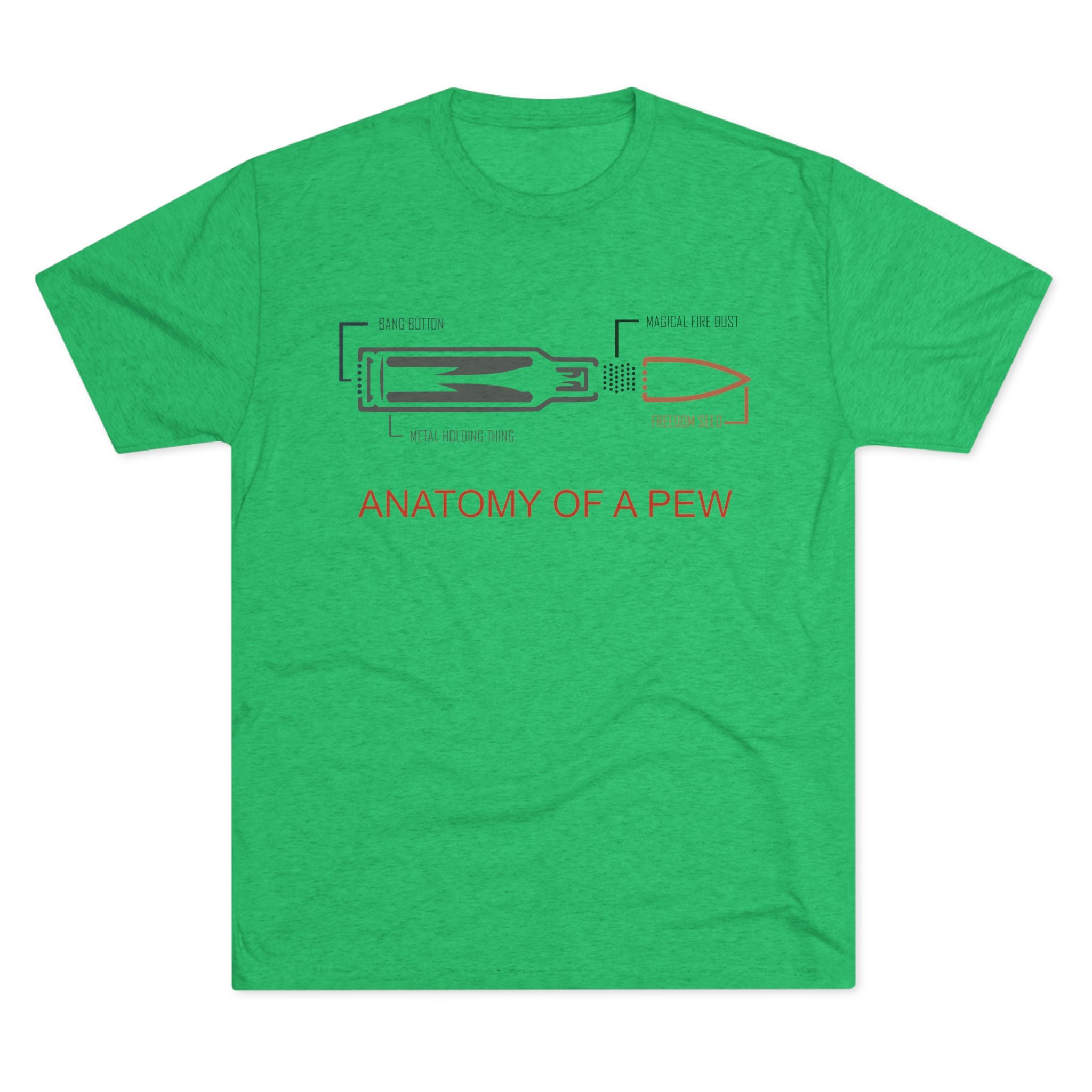 Unisex Tee - Anatomy of Pew Design