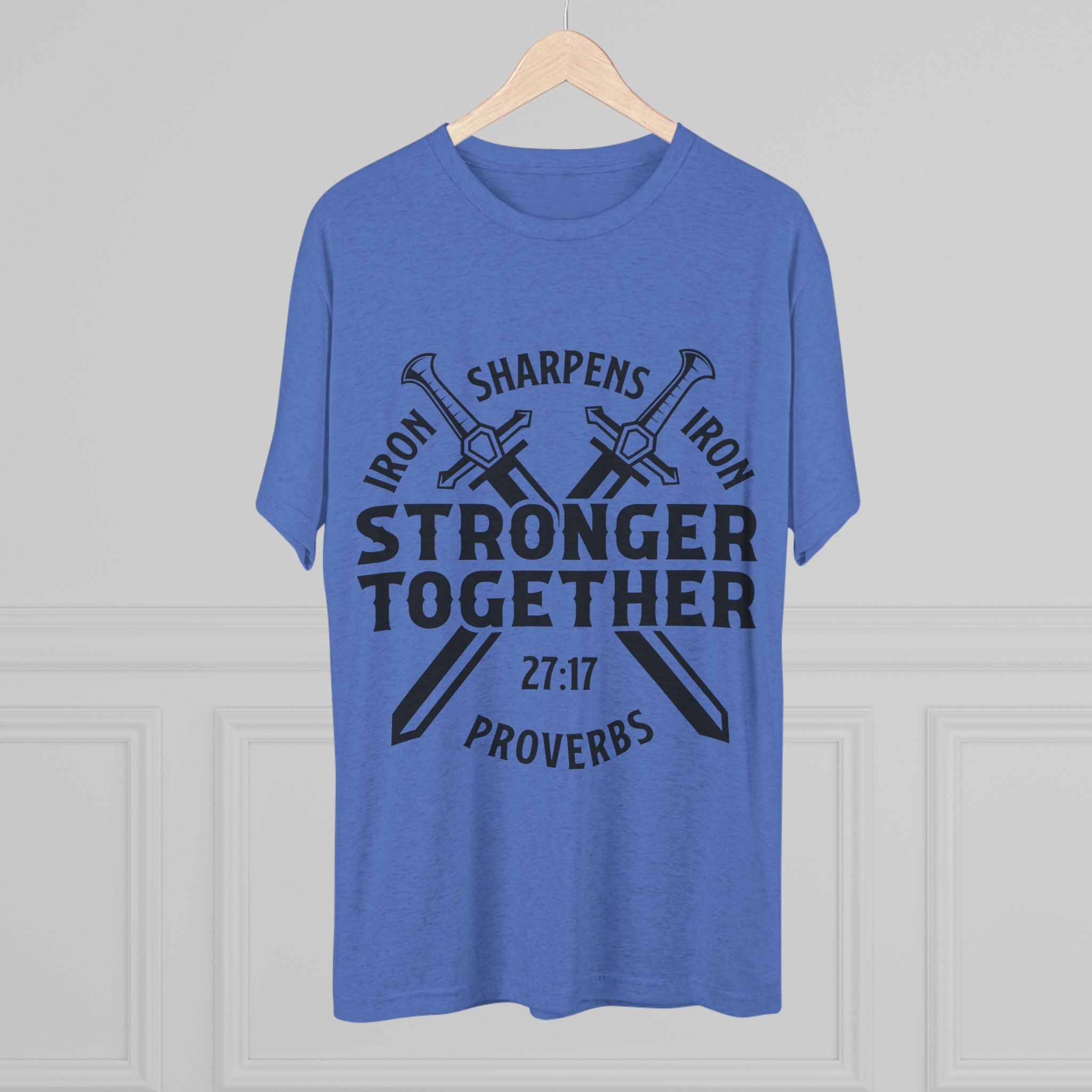 Unisex Tee - Iron Sharpens Iron Inspirational Quote Shirt
