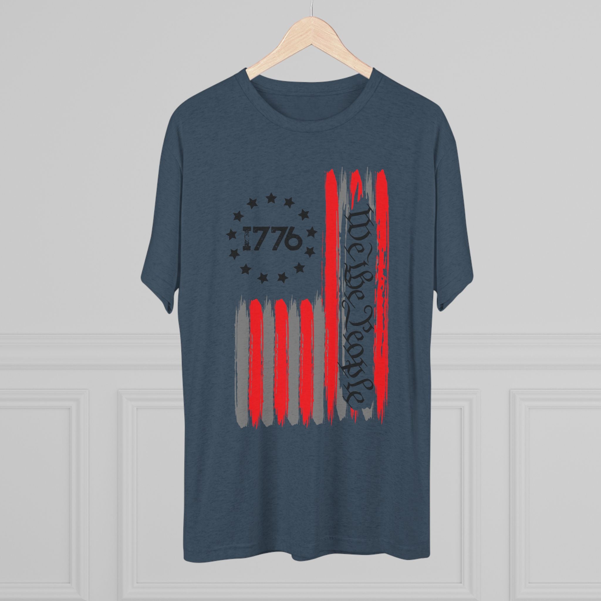 Patriotic Unisex Crew Tee - 1776 Heritage Shirt, USA Pride Apparel, Independence Day Gift, American Flag Top, Casual Summer Tee