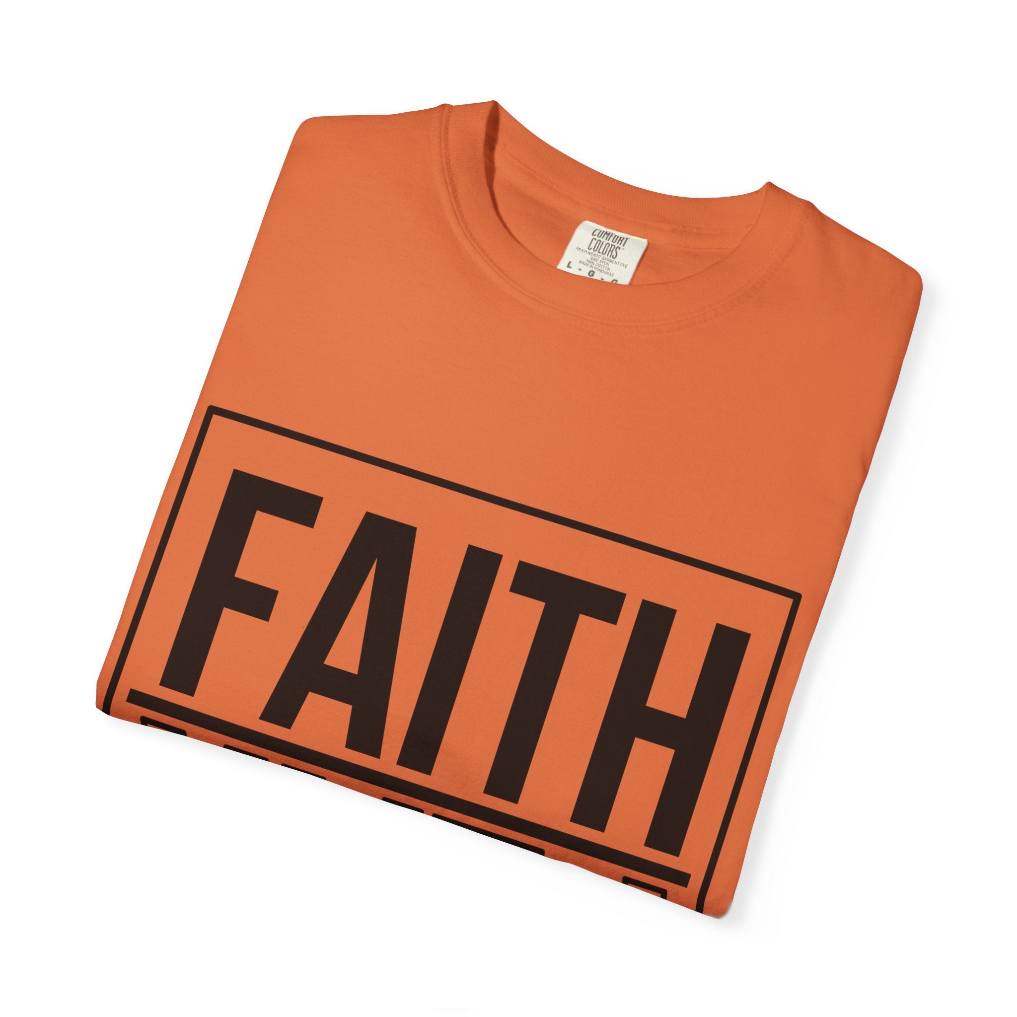 Unisex Faith & Fear T-Shirt, Inspirational Tee, Positive Message, Gift for Friends, Faith-Based Apparel, Casual Wear, Christian Merch