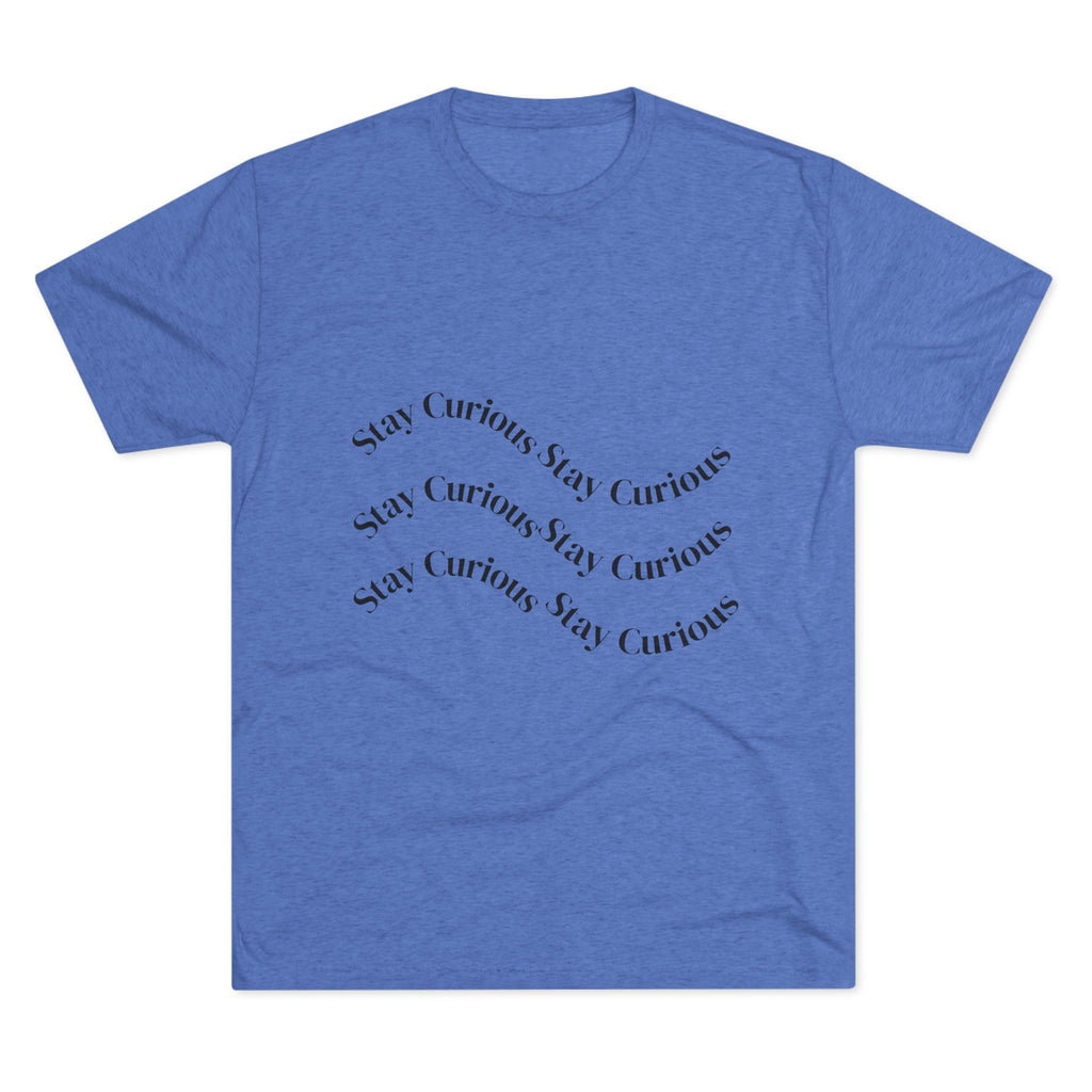 Crew Tee Stay Curious Wave Shirt