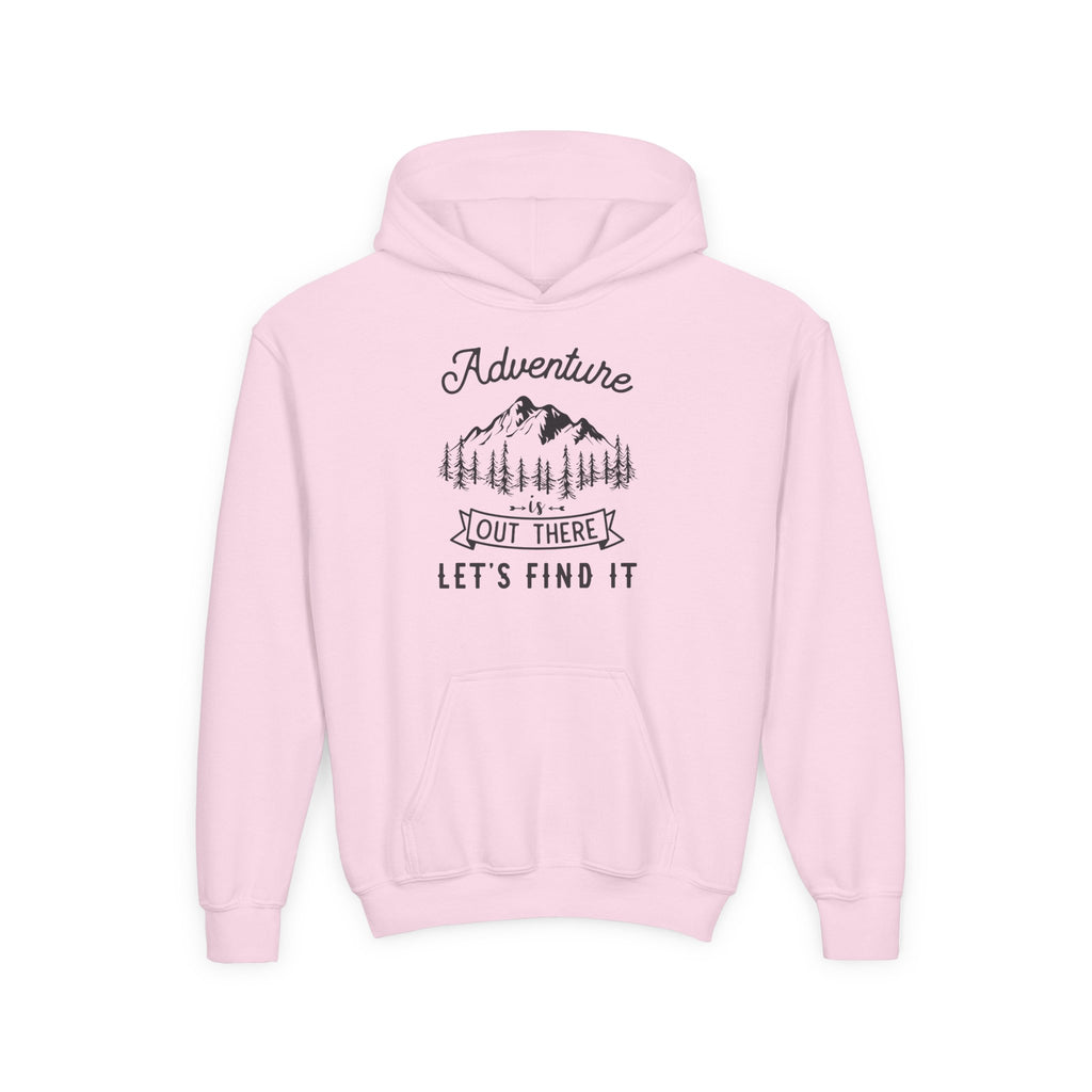 Adventure Awaits Kids Sweatshirt, Youth Outdoor Hoodie, Nature Lover Gift, Camping Sweatshirt, Adventure is Out There Sweatshirt