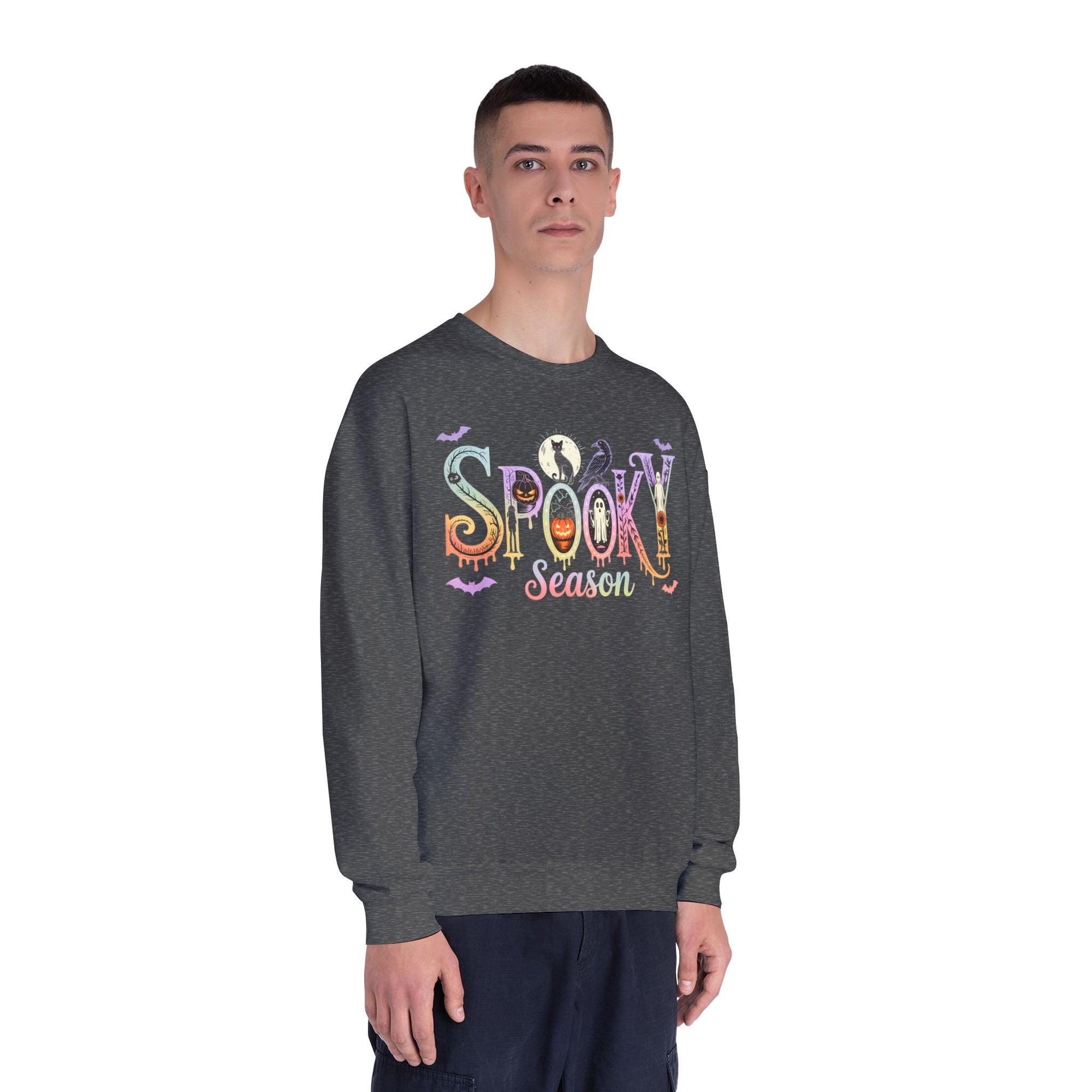 Spooky Season Crewneck Sweatshirt | Halloween Apparel, Cozy Fall Fashion, Unisex Sweatshirt, Festive Outfit, Gift for Halloween Lovers