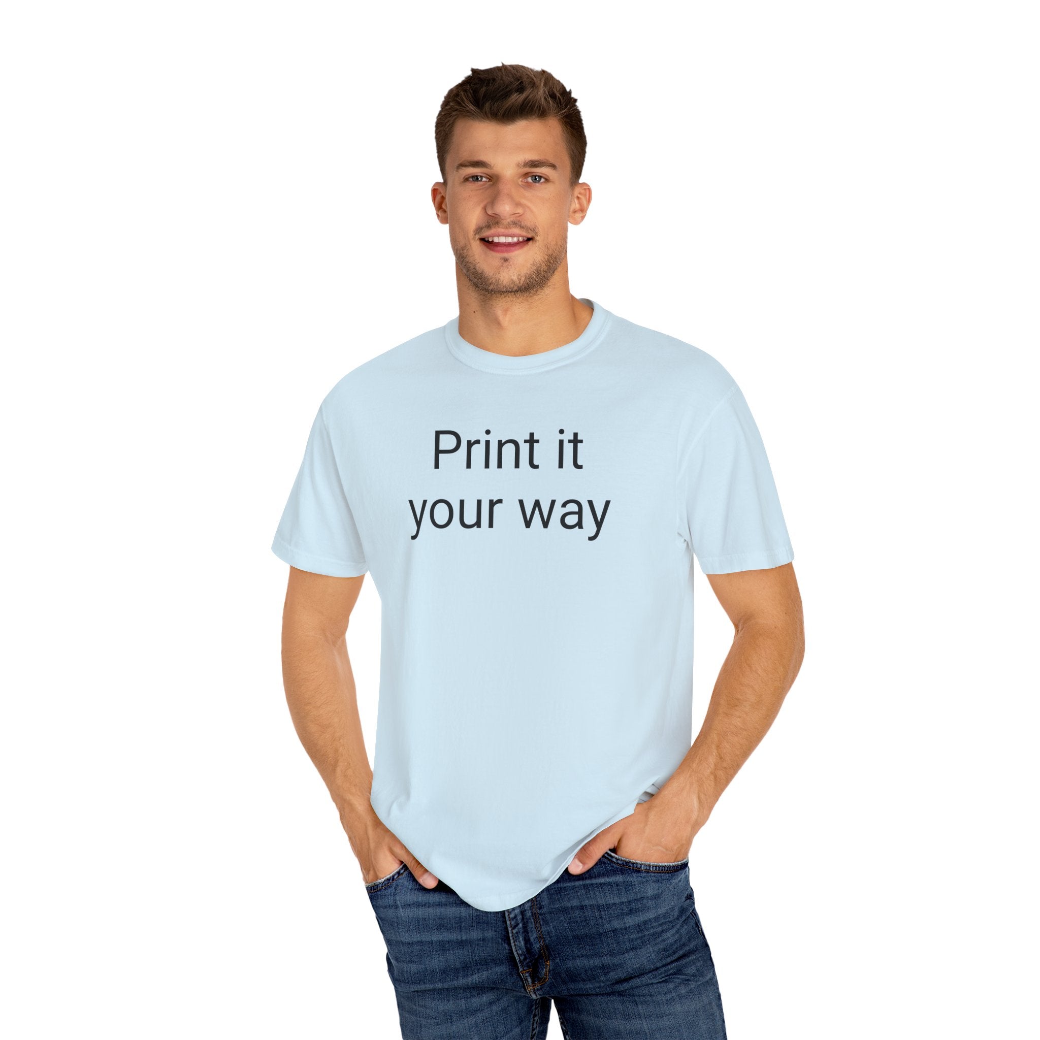 Customizable Unisex T-Shirt | Print It Your Way | Gift for Friends, DIY Fashion, Casual Wear, Birthday Gift, Personalize Your Style