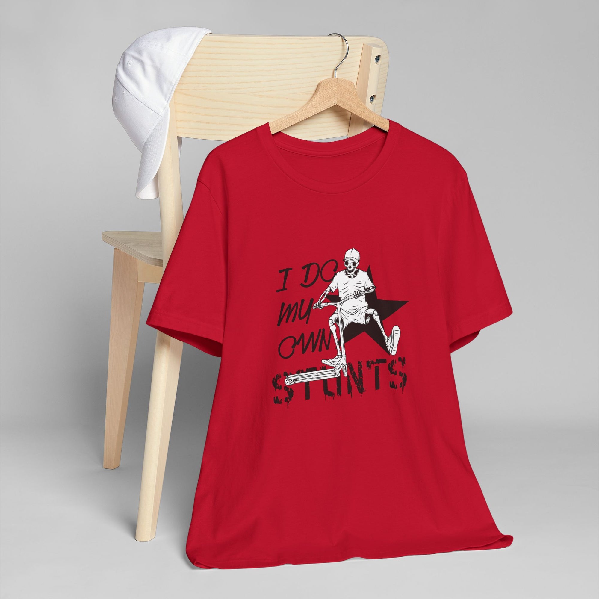 I Do My Own Stunts T-Shirt, Unisex Funny Tee, Adventure Lover Gift, Action Sports Top, Casual Wear
