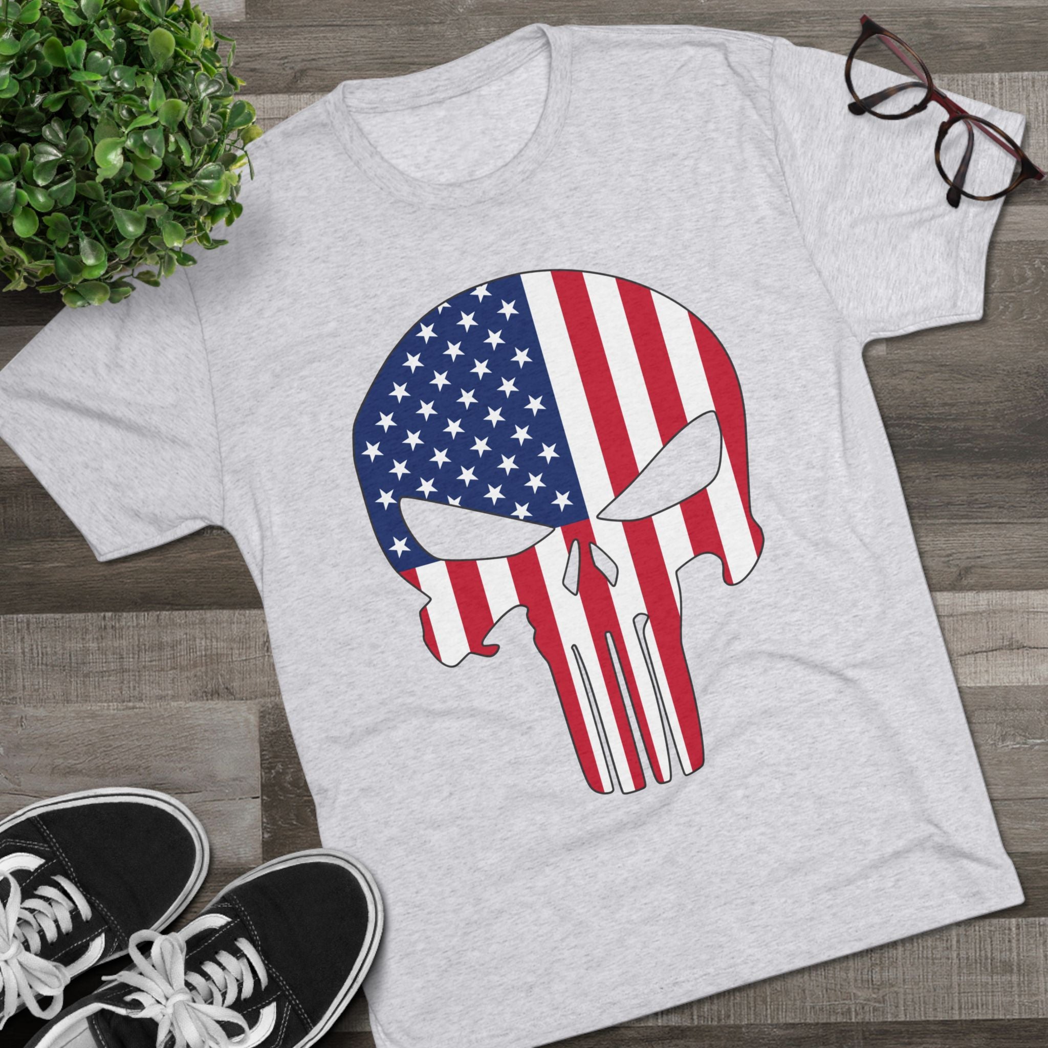 American Flag Punisher Tee
