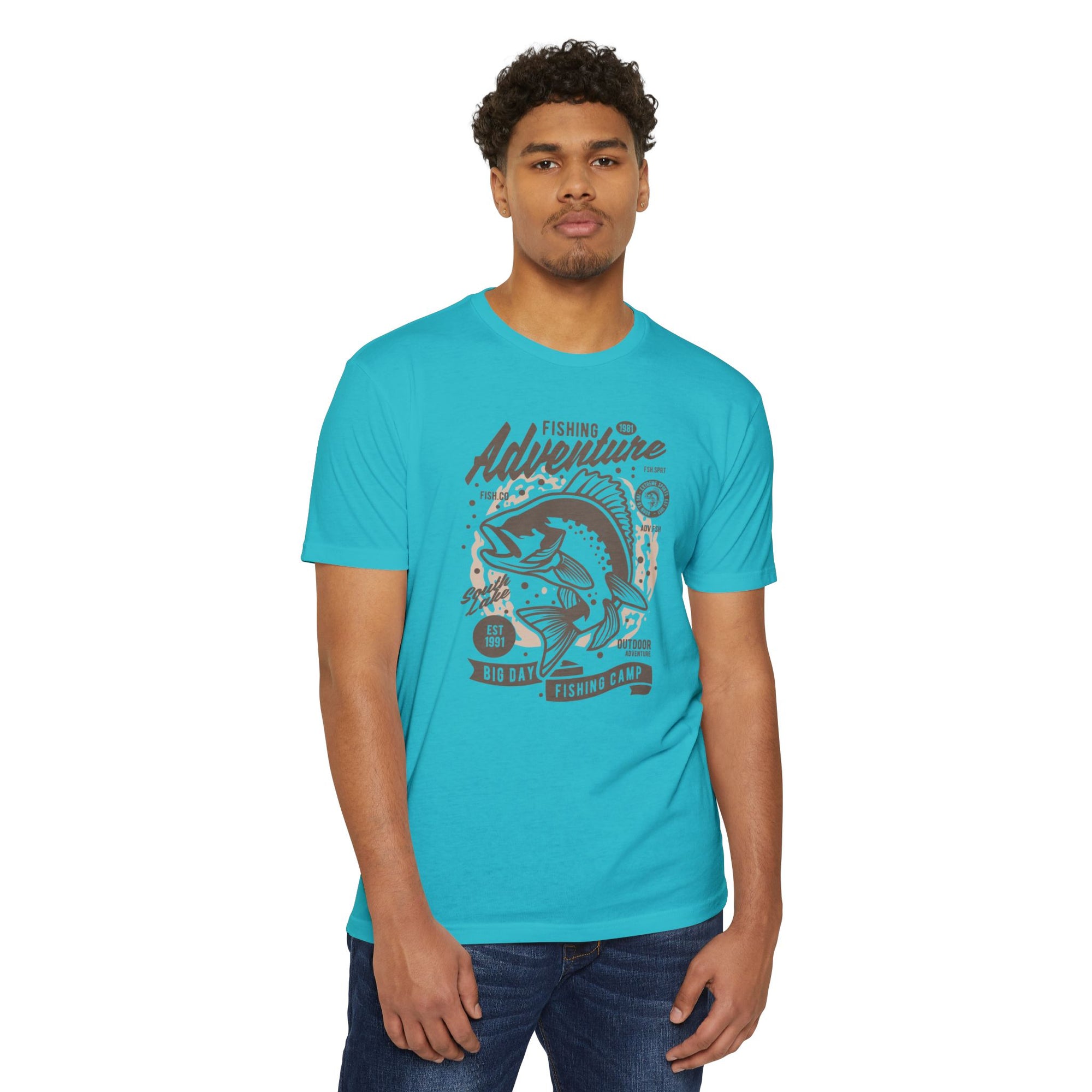 Fishing Adventure T-Shirt | Retro Fishing Tee, Outdoor Enthusiast Shirt, Father's Day Gift, Camp Apparel, Fishing Camp Style