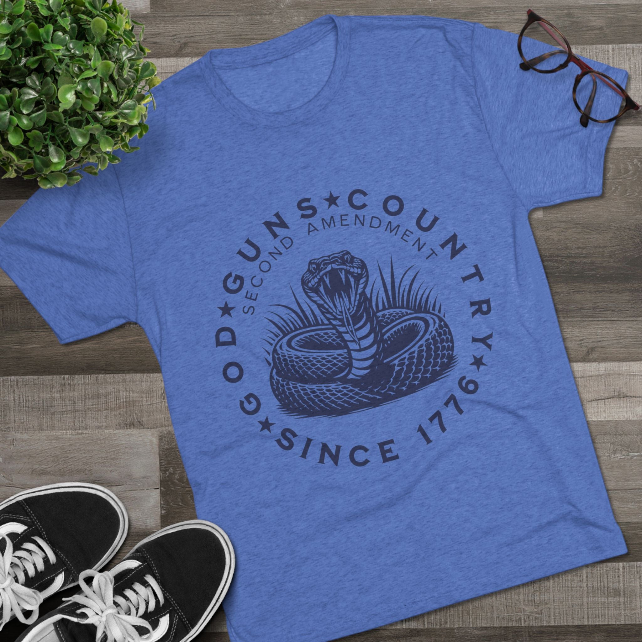 Unisex Tri-Blend Crew Tee featuring Second Amendment Design | Casual Wear for Patriots, Gifts for Gun Enthusiasts, Independence Day [...]
