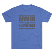 Knowledge Seeker Tri-Blend Tee - Armed with Knowledge