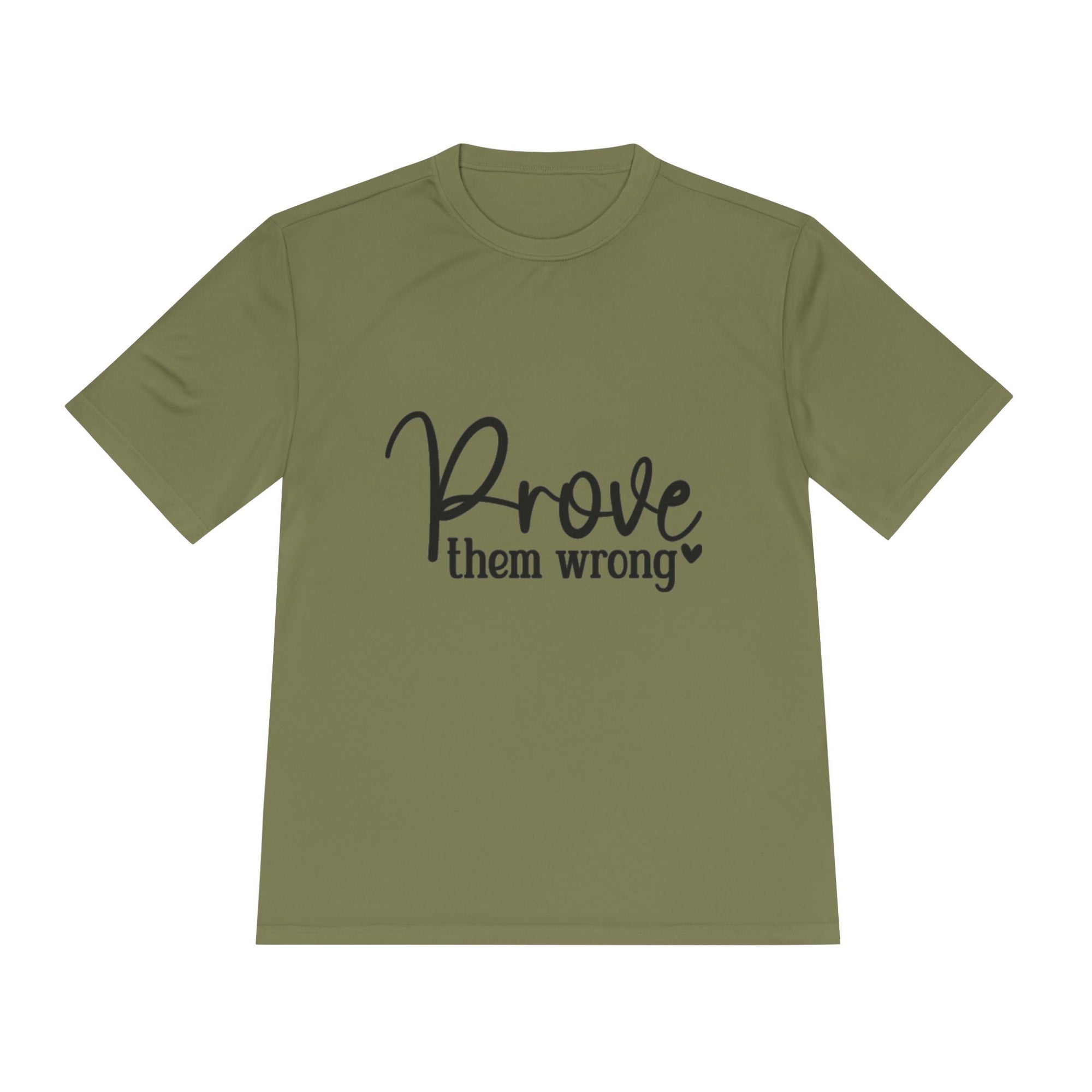 Moisture Wicking Tee - Prove them wrong, Inspirational Workout Shirt, Unisex Gym Top, Motivational Exercise T-Shirt, Fitness Apparel