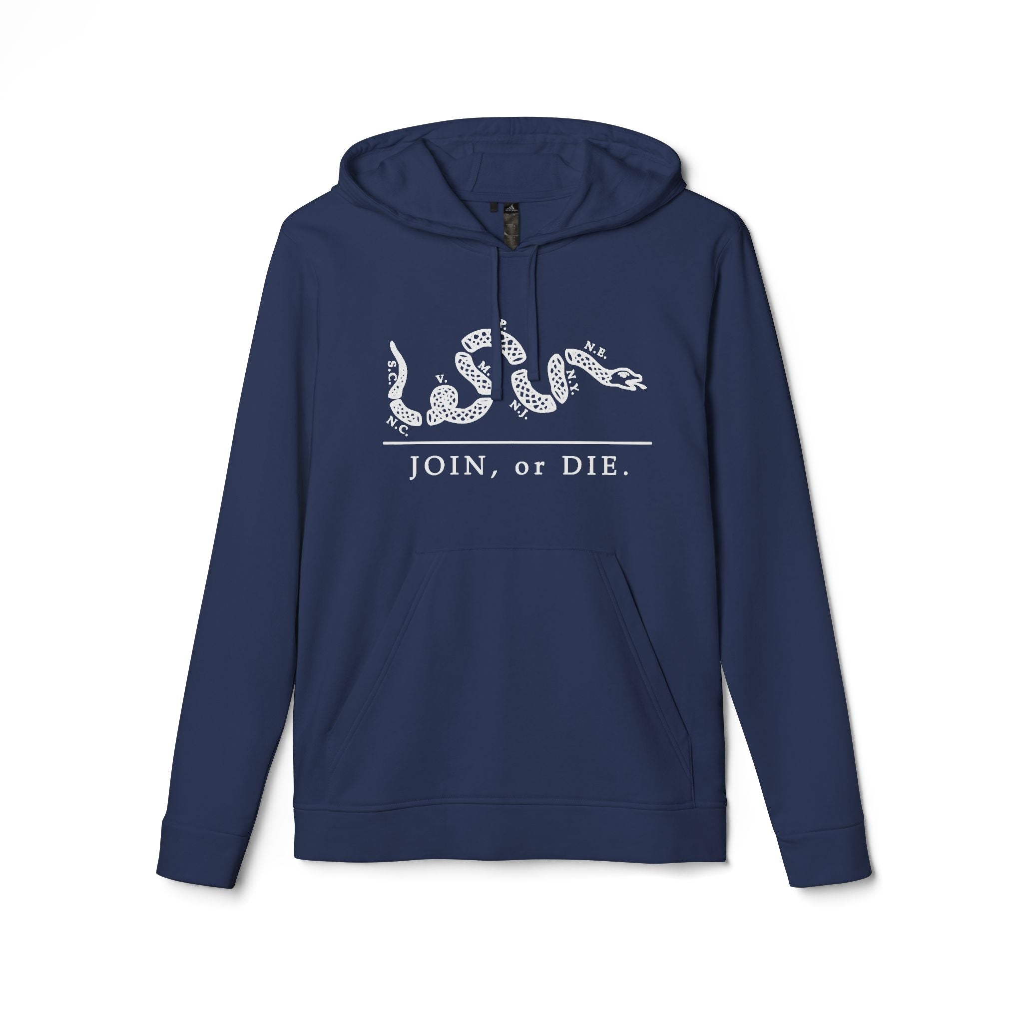 Fleece Hoodie - Bold Lines Design