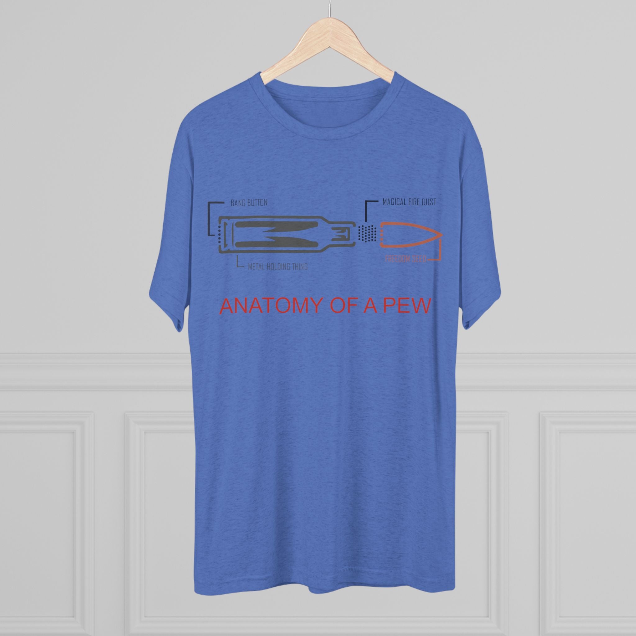 Unisex Tee - Anatomy of Pew Design
