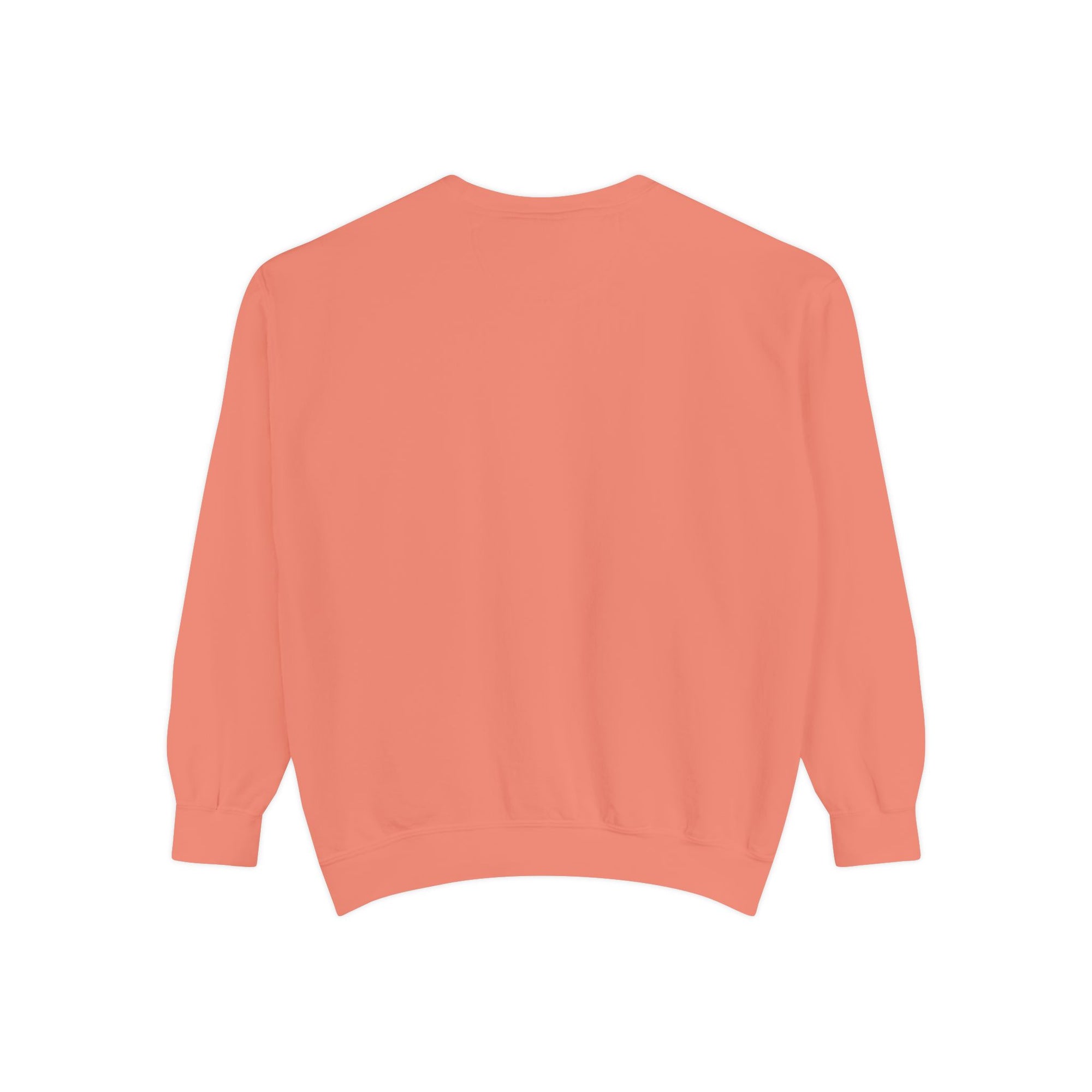 Halloween-Themed Garment-Dyed Unisex Sweatshirt, Cozy Fall Fashion, Cute Pet Designs, Perfect for Halloween Parties, Gift Idea
