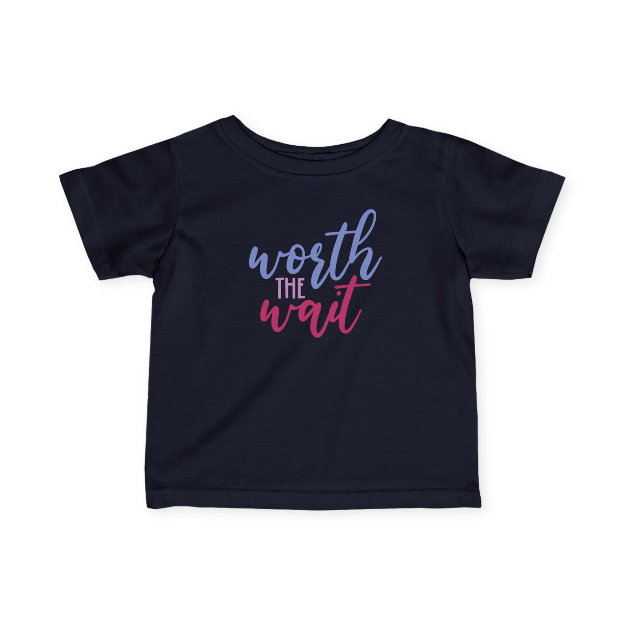 Cute Infant Tee - "Worth the Wait" Baby T-Shirt for Newborns, Perfect Baby Shower Gift, Milestone Celebration, Everyday Wear
