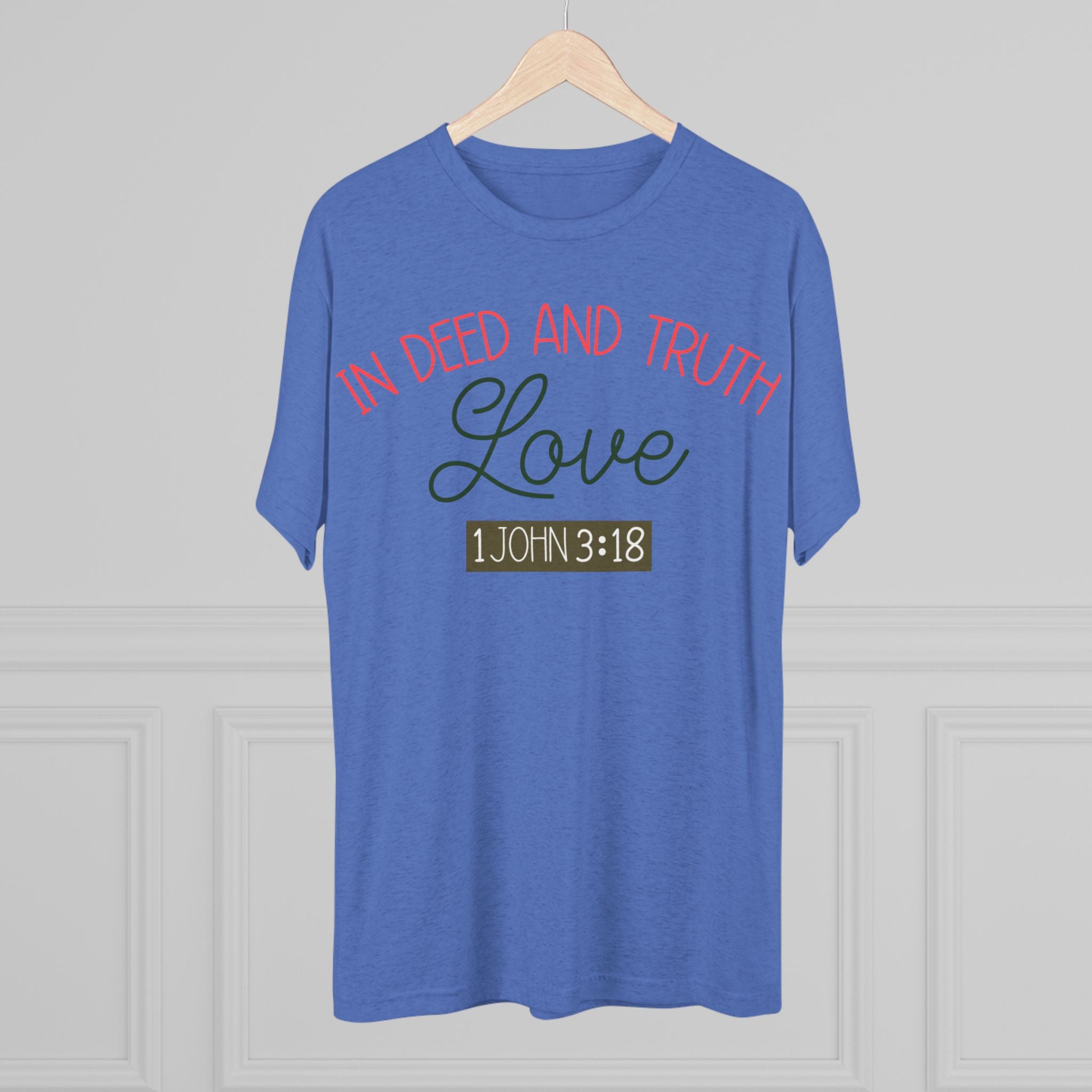 Scripture Inspired Crew Tee, Faith Shirt, Christian T-Shirt, Unisex Love Tee, Casual Outfit, Gift for Believers, Bible Verse Top