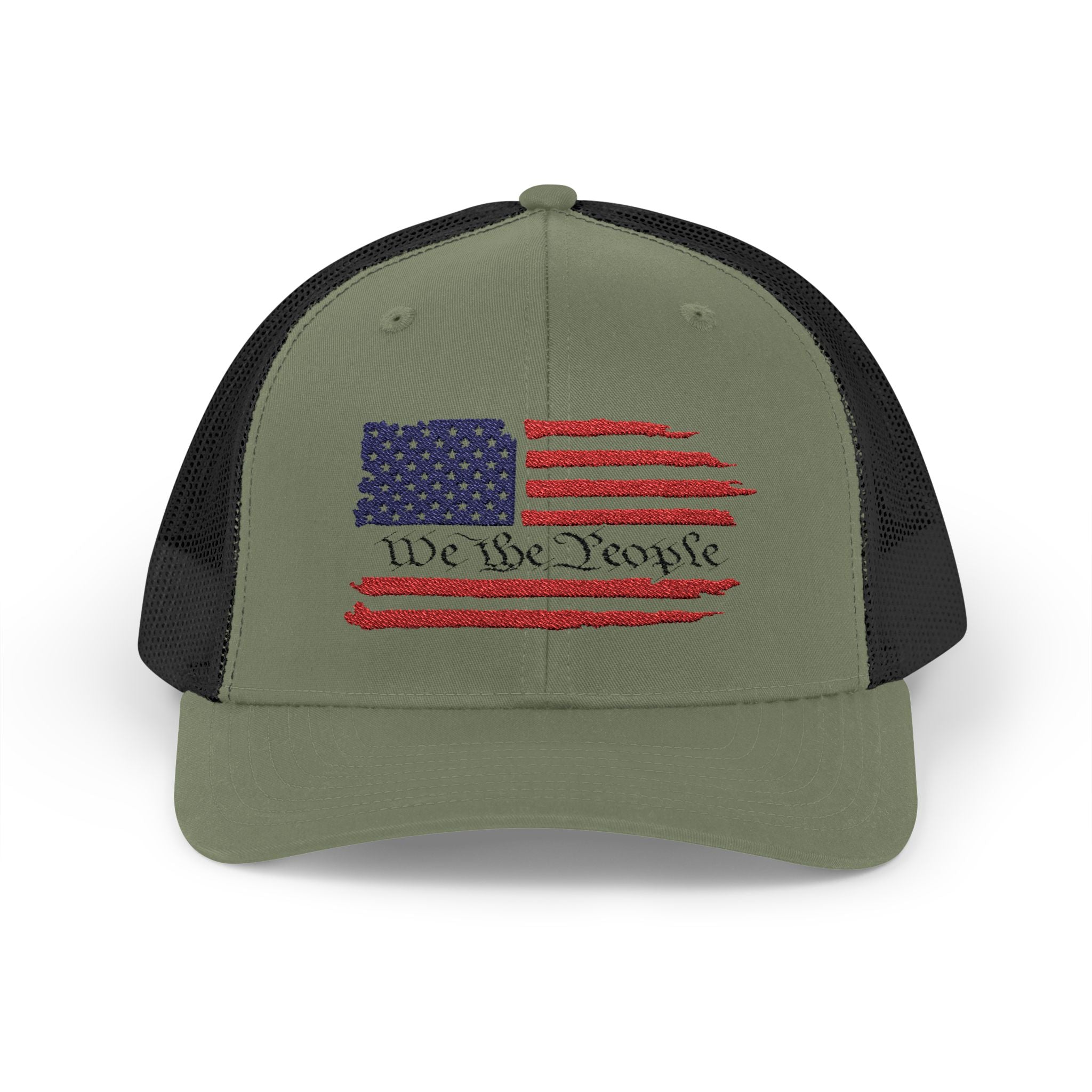 Trucker Cap We the People American Flag Snapback