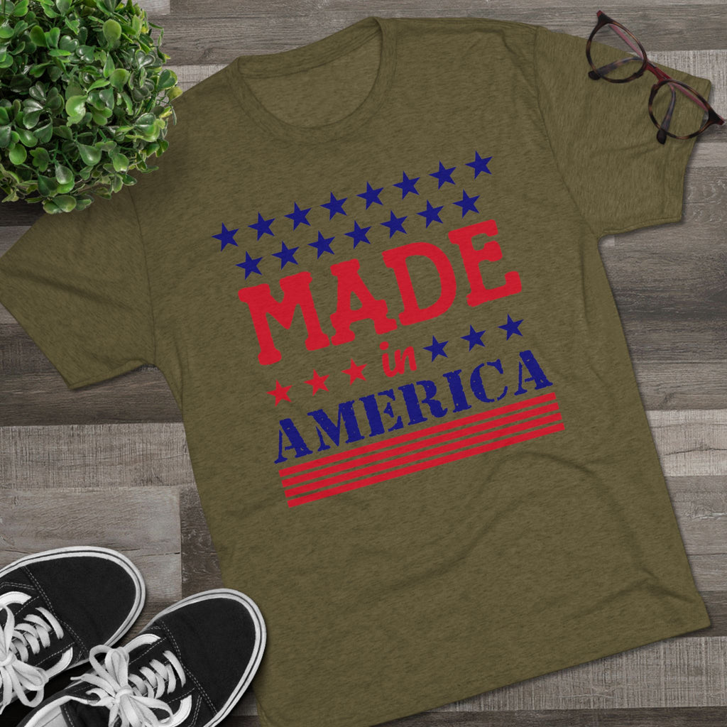 American Made Unisex Tri-Blend Tee