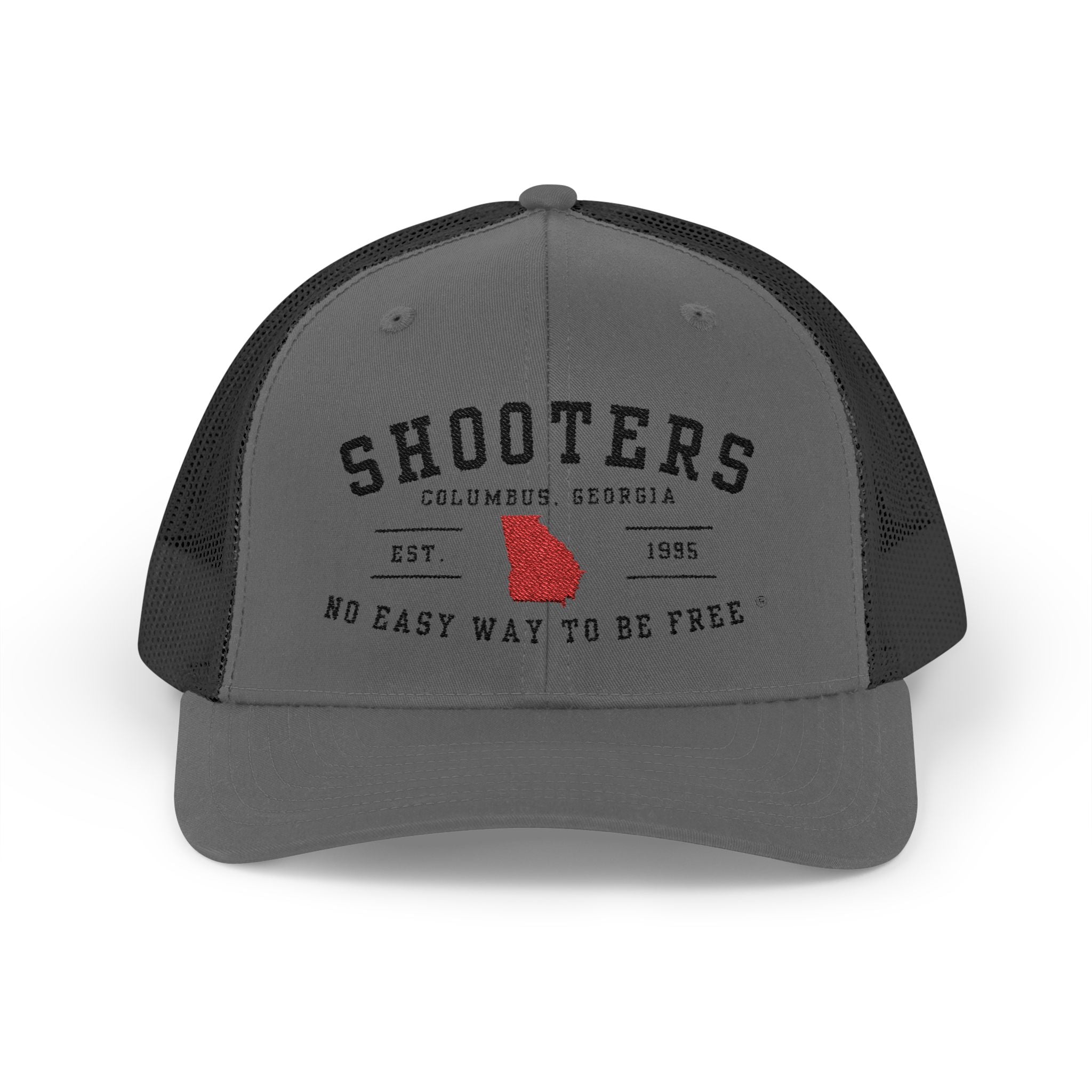 Shooters of Columbus Snapback Trucker Cap (Black lettering)